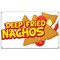 Signmission Deep Fried Nachos Banner Concession Stand Food Truck Single Sided B-Deep Fried Nachos19 - alternate 1